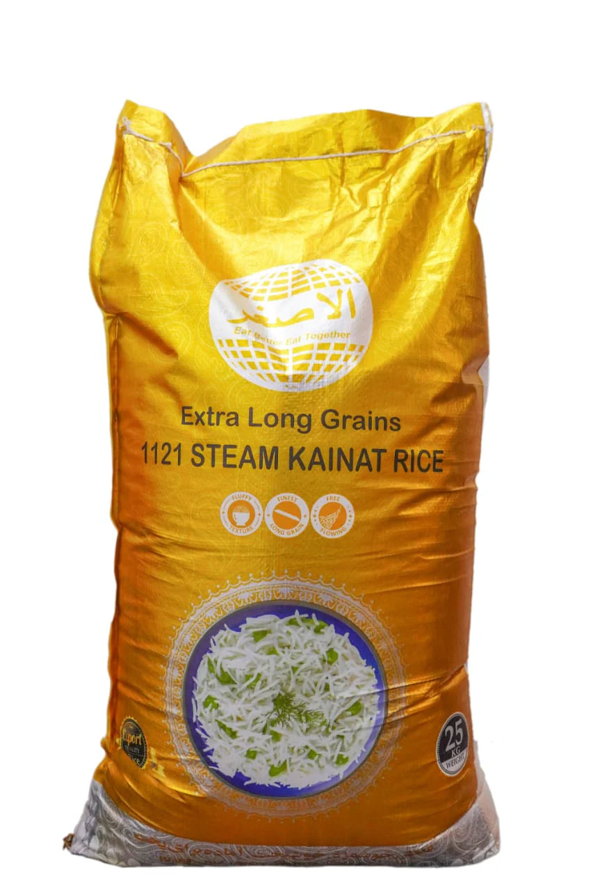 Al Asghar 1121 Steam Kainat Rice -25Kg